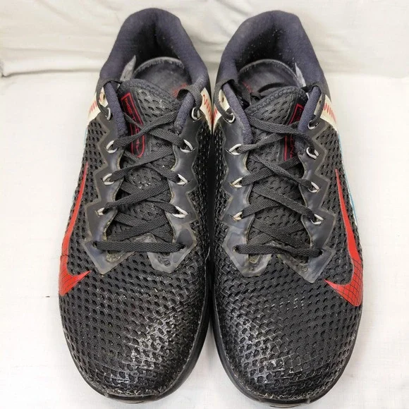 Nike Metcon 6 Mens Training Shoes Black Blue Flash Crimson CK9388-070 Size 10 - Picture 3 of 13